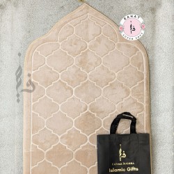 RAHAT SUPER SOFT PADDED PRAYER MAT - MUSALLAH / JANAMAZ IN GIFT BAG